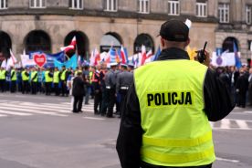 Przeciwnicy szczepień protestowali w Bydgoszczy