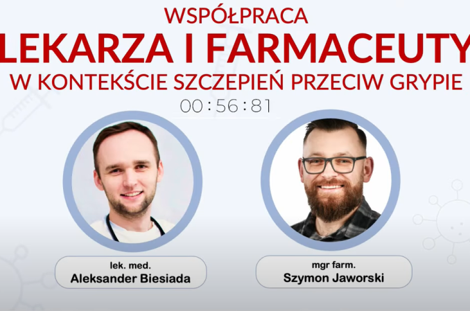 Webinar: Współpraca lekarza i farmaceuty w kontekście szczepień przeciw grypie